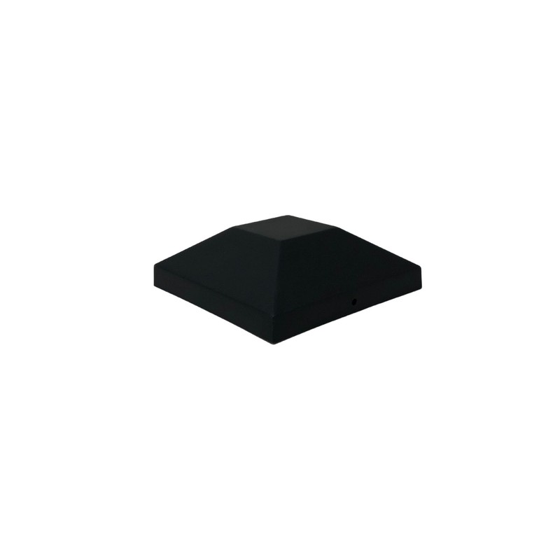 Nuvo Iron PCP23BLK Plastic Pyramid Post Caps, x 3 1/2"-Black