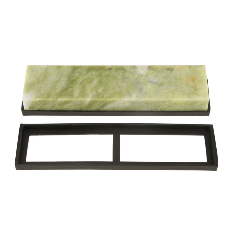 Natural Emerald Knife Sharpening Stone 10000 Grit Fine Whetstone Grindstone