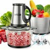 3-Speed Electric Food Processor: Meat Grinder, Vegetable Chopper & Baby