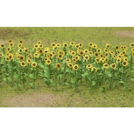 JTT Scenery Products Flowering Plants Series: Sunflowers, 1"