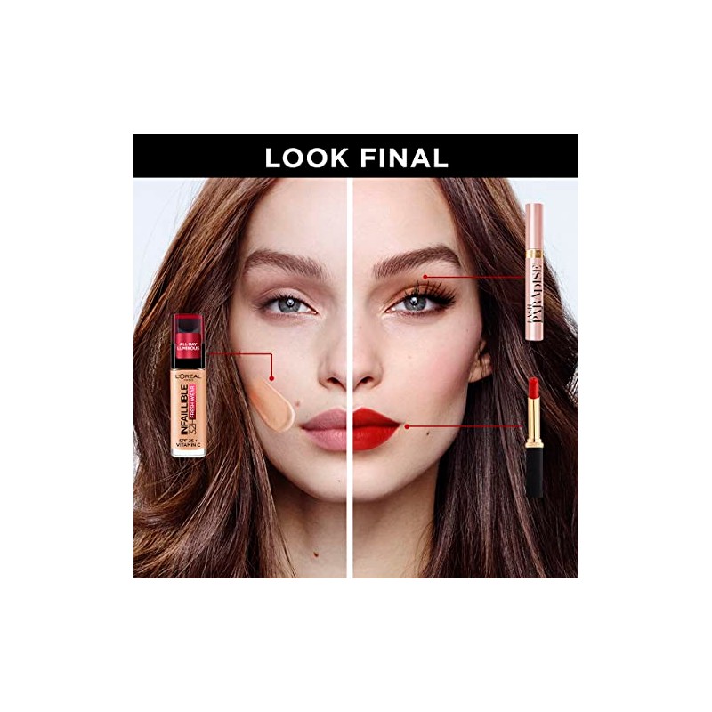 L'Oreal Paris, Kit Mascara Lash Paradise Waterproof + Color Riche