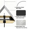HOSUN Modern Metal Roof Hanging Wild Bird Feeder