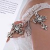 Iaceble Boho Gothic Cross Dangle Hook Earrings Cz Cross Drop