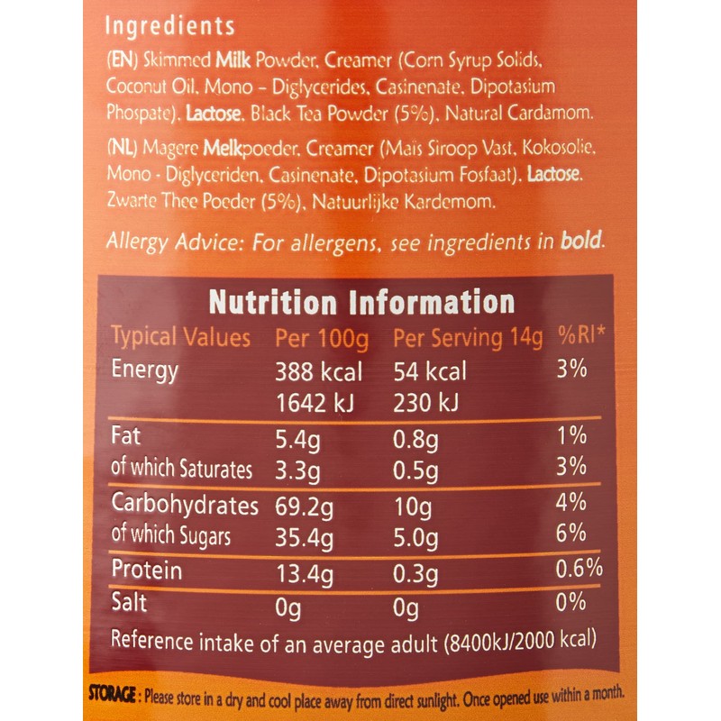 Royal Chai | Karak Chai Unsweetened Tub | 400g |