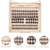 SIMER False Eyelashes 6-14mm Individual Lashes 4 Types Manga Lashes