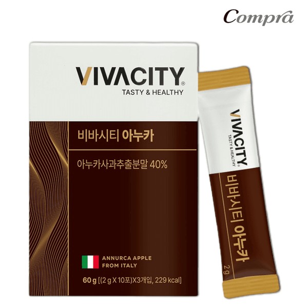 Vivacity Anuka apple extract powder 30 packets, 2 grams 30 packets / 비바시티 아누카 사과추출분말 30포, 2그램 30포