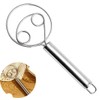 Danish Whisk Original, Dough Whisk 13 Inches, Stainless Steel Handle