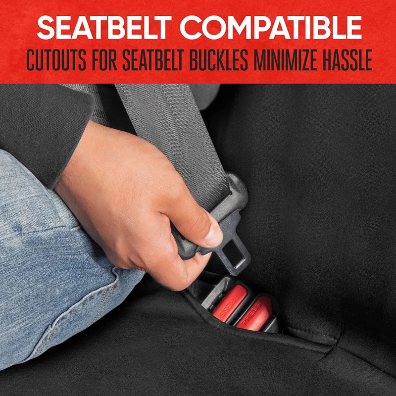 Motor Trend Waterproof Rear Bench Seat Protector Interior Back Seat