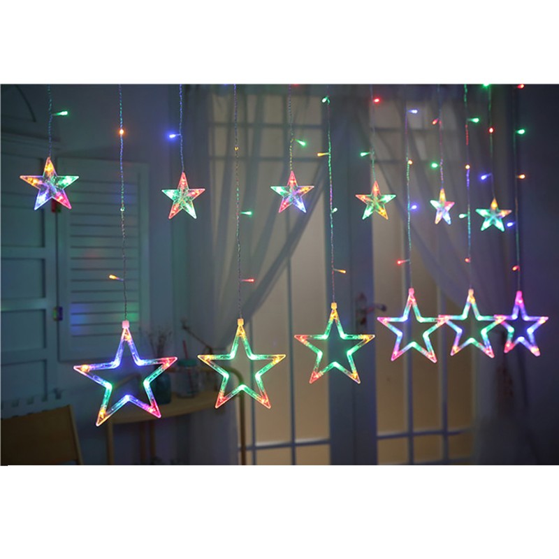 138 LEDs Star String Light Style Decorative Light for Wedding