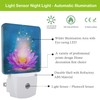 AOWULA Lotus Night Light,Plug-in Nightlights with Light Sensors for Boys