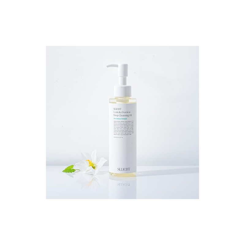 SLLIGHT Centella Poreless Deep Cleansing Oil (150ml, 5.07 fl oz)