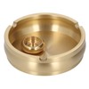Brass Ashtray Handcrafted Modern Stylish Style Easy Cleaning Portable Decorative