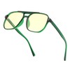 FEISEDY Retro 70s Blue Light Filter Glasses 99.99% Blue Light