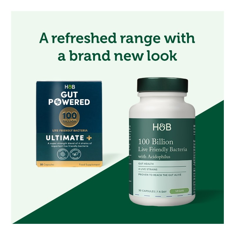Holland & Barrett Friendly Bacteria 100 Billion 30 Capsules
