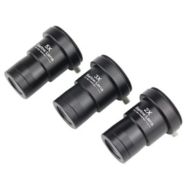 Telescope Barlow Lenses Kit 2X-3X-5X, 1.25 Inch Telescope Accessory, Fully Metal Multi Coated Broadband Green Film Barlow Lens for Telescope Astronomy Eyepiece