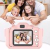 Kids Digital Camera with 32G Card Front Rear Lens 1080P