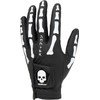 Men's golf gloves, bone pattern golf glove, TULANG WHT left hand Stiffcon [Japan Import]  Black