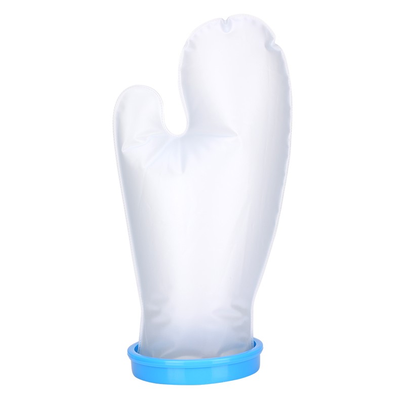Blue PP ring adult bath arm with ring bathing sleeve