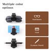 KAFANLIN 2 Pack Sunglass Holder for Car Visor Clip Eyeglass