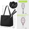 CHICECO Tennis Tote Bag for Women, Large Tennis Racket Bag,