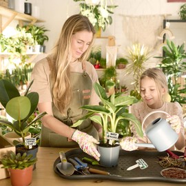 XLIUAX 15 Pcs Funny Wooden Plant Markers, Interesting Garden Plant Labels Tab Cute Plants Signs Stakes for Indoor Outdoor Garden Potted Plants Patio Supplies