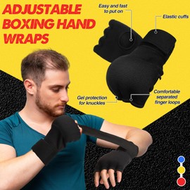 WinnerWhy Boxing Reflex Balls Set 3 Different Balls Adjustable Headband and Boxing Gloves Gift for Christmas Men Teenager for Punching Speed Hand Eye Coordination Training Boxing Equipment Xmas Gifts