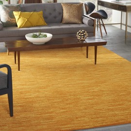 Nourison Essentials Solid Contemporary Sunburst 7' Square Area Rug , 7' X Square