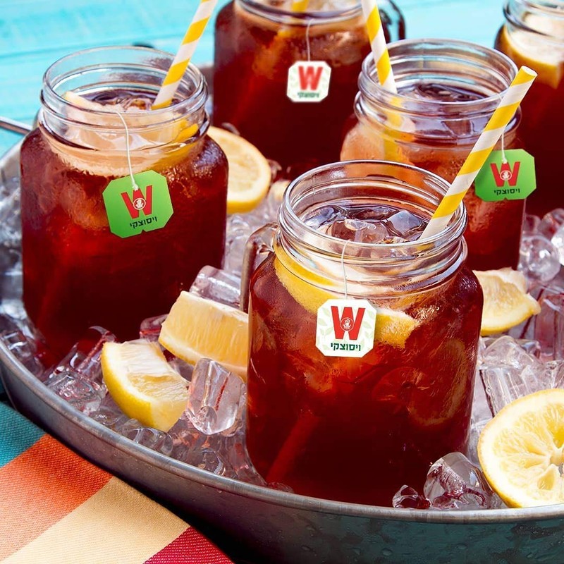 Wissotzky Artisinal Tea Chest Box, Assorted Flavors of Black &