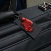 Red Boxing Gloves Boxer Luggage ID Tags Suitcase Carry-On Cards