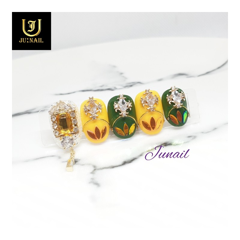 ❗Discount❗ Secret Garden Handmade Nail Tips - Short Round /