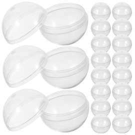 Warmhm Bubblegum Vending Machine Capsules Pack of 100 Empty Round Capsules Small Balls Mini Plastic Price Container Fillable Surprise Ball Box for DIY Party Gifts Ornament 28 mm
