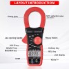 BTMETER TRMS Digital Clamp Meter Multimeter 2000A 2000V AC DC