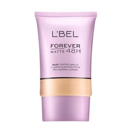 L'BEL - Forever Matte Base de Maquillaje 48 H Creme 110C 27g, Fórmula Avanzada, Control de Brillo, Larga Duración y Protección FPS 15, para Piel de No