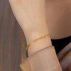 Dankadi 925 Sterling Silver Bracelet Men Women 3MM Square Rolo