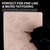 2PCS Double-Sided Tattoo Practice Skin with Pre-Printed Light Gray Stencil