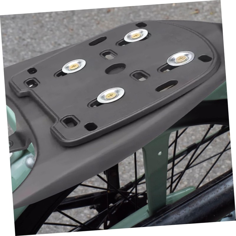 CHILDWEET 1set Motorcycle Rear Luggage Rack Mounting Plate Adapter with