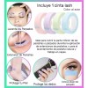 Noved 10 Cepillos+5 Pares De Pads Para Lifting+cinta Lash Pestañas