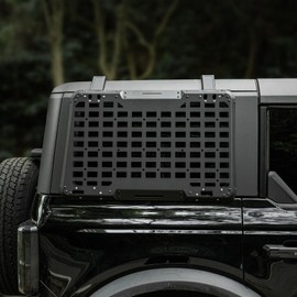 Rear Window Storage Molle Panel Flank Kit Rear Window Protective Decoration for Ford Bronco
