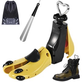 JJDPARTS Shoe Stretcher for Women Men Boot Stretcher for Women Adjustable Unisex Wide Feet Red, yellow(1 pack 9-13)