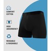 YESWEL Incontinence Underwear for Men, 150ML Absorbency Washable Reusable Cotton