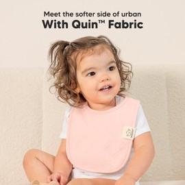 8-Pack Organic Baby Bibs for Baby Girls, Baby Boys - Cotton Cloth Baby Boy Bibs, Baby Girl Bibs for Drooling and Teething, Absorbent Drool Bibs for Spit Ups, Toddler Bib,Newborn Infant Bibs (Dawn)