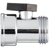 Melnor 395S Metal Hose Valve; 1-Way , Chrome