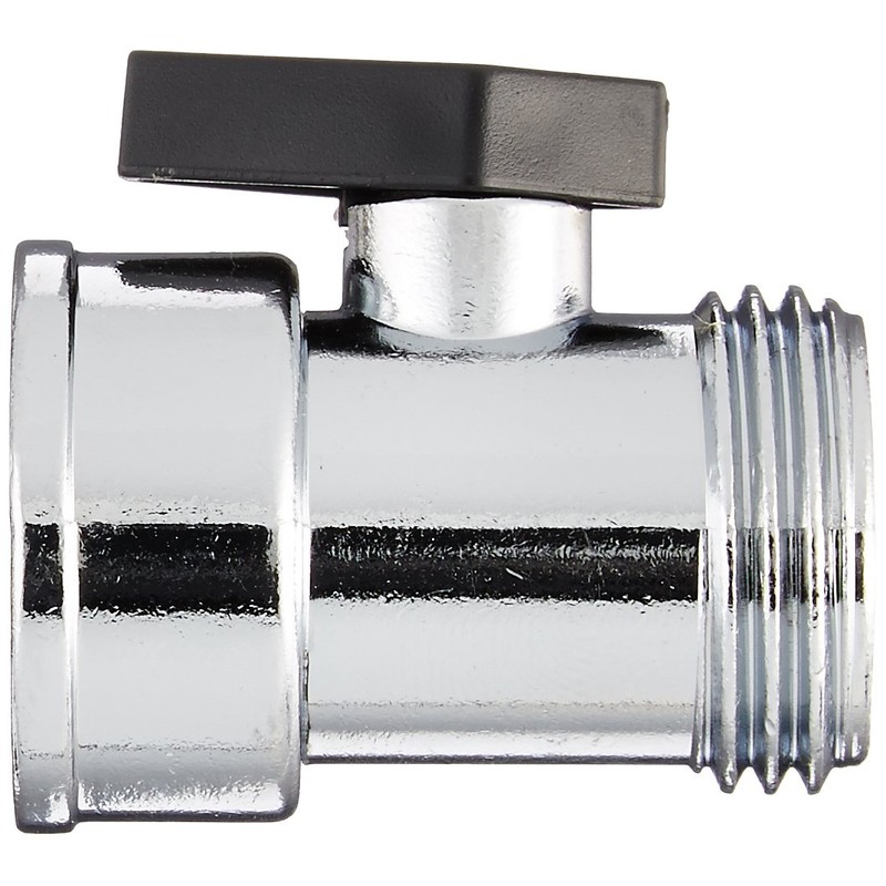 Melnor 395S Metal Hose Valve; 1-Way , Chrome