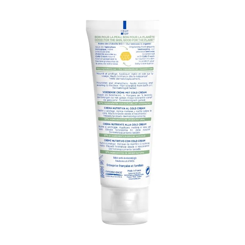 Mustela Crema Facial Nutritiva Con Cold Cream 40ml