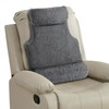 3-in-1 Lumbar Support Pillow with Headrest for Recliner, Memory Foam