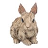 Hi-Line Gift 87650-D Small Driftwood Rabbit Statue