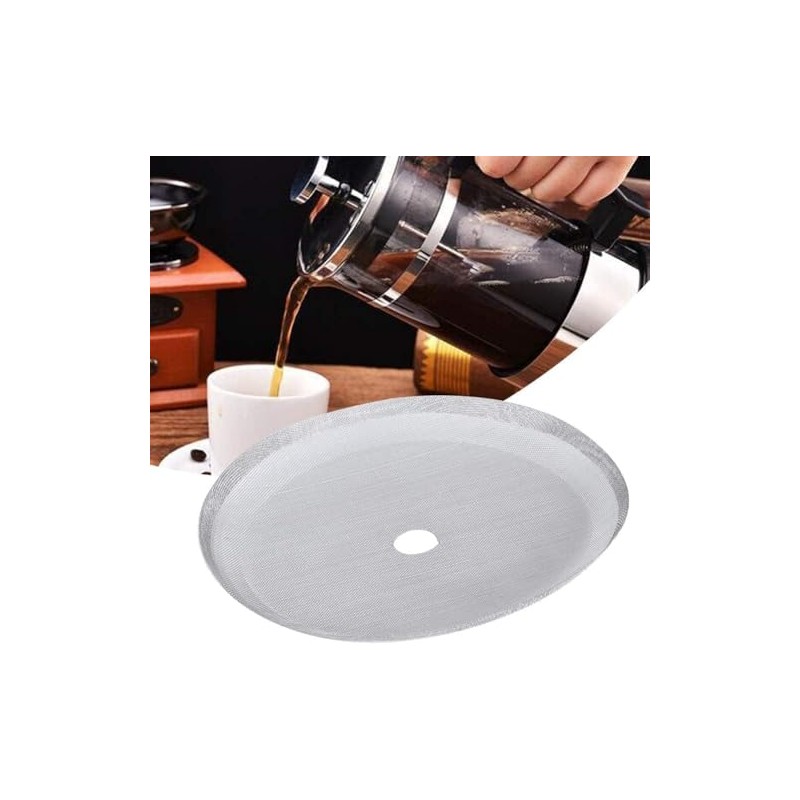 5 Pcs Universal French Press Filter Screen 3" 304 Stainless