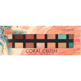 Catrice | Coral Crush Slim Eyeshadow Palette | 14 Highly-Pigmented Matte, Shimmer, & Metallic Shades | Vegan & Cruelty Free