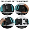 Jortmrd Pack of 4 Suitcase Straps with Combination Lock Suitcase
