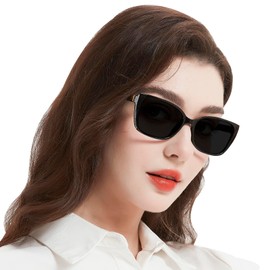 WEMOOTANTS Women's Sunglasses Readers Black Sun Reading Glasses 1.0 1.25 1.5 1.75 2.0 2.25 2.5 2.75 3.0 3.5 4.0 UV Protections (1.50)